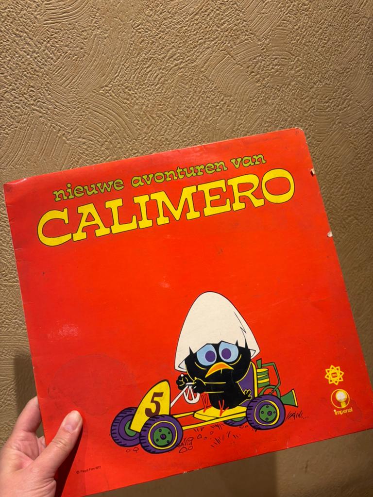 Vintage LP 'Nieuwe Avonturen van Calimero' (1972), Enlèvement ou Envoi