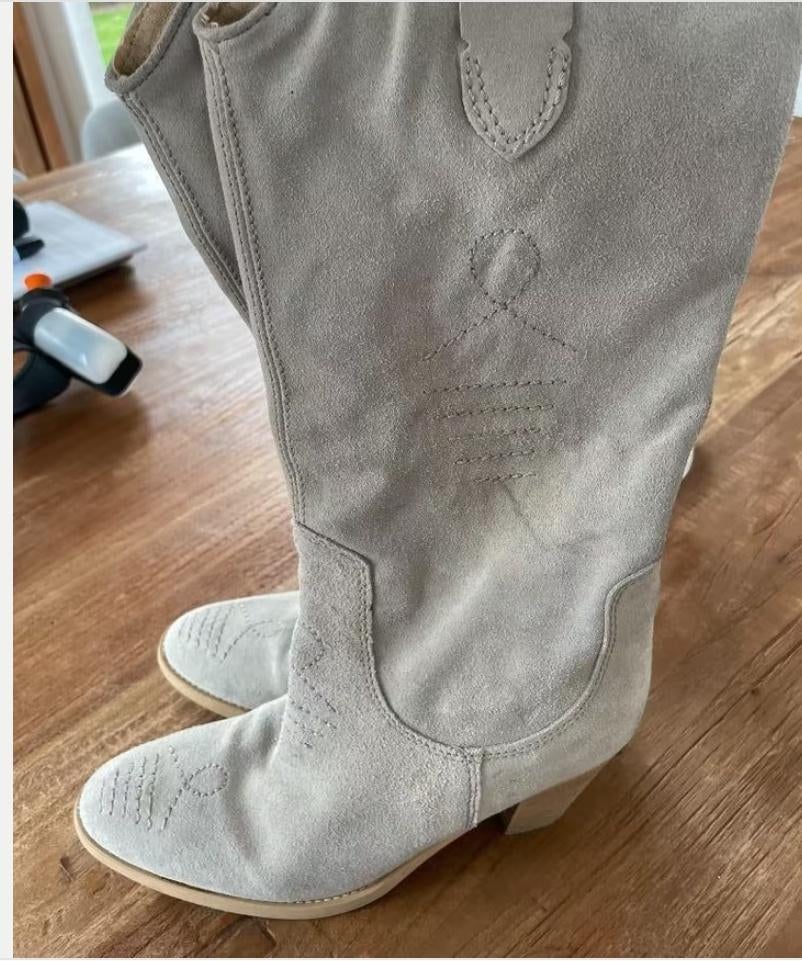 Bottes taille 37, Enlèvement ou Envoi, Beige, Comme neuf, Boots et Botinnes
