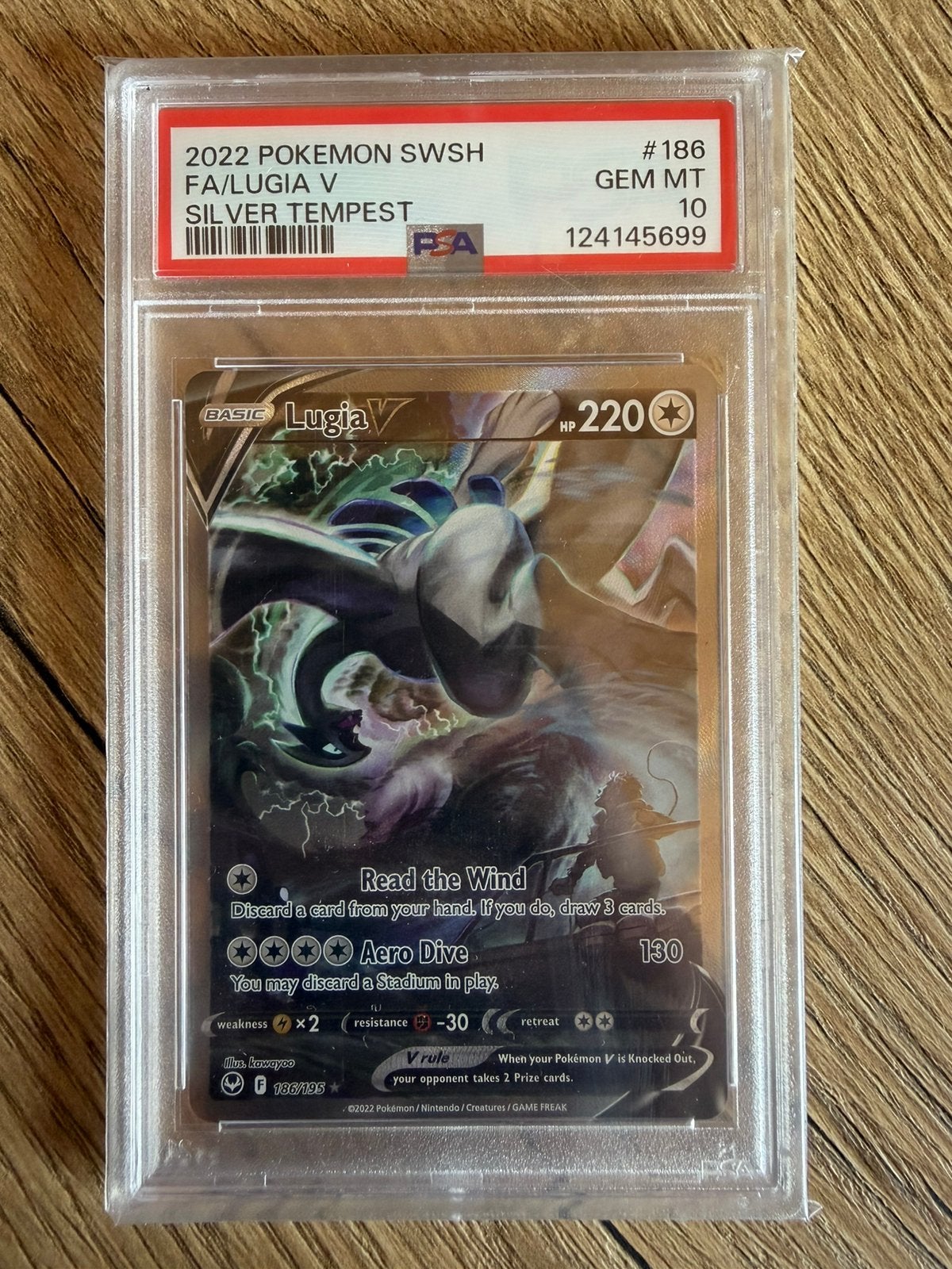 Lugia V 186/195 Silver Tempest PSA 10, Enlèvement ou Envoi