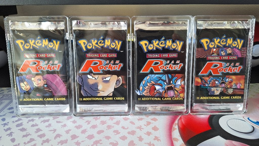 Pokemon "TEAM ROCKET" booster art set!, Ophalen of Verzenden, Nieuw, Booster, Foil
