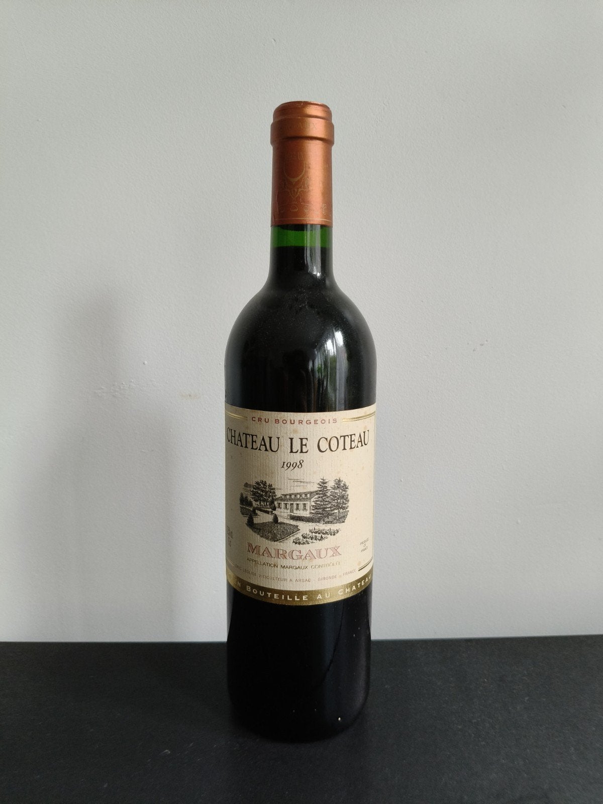 Chateau Le Coteau - Margaux 1998, Enlèvement