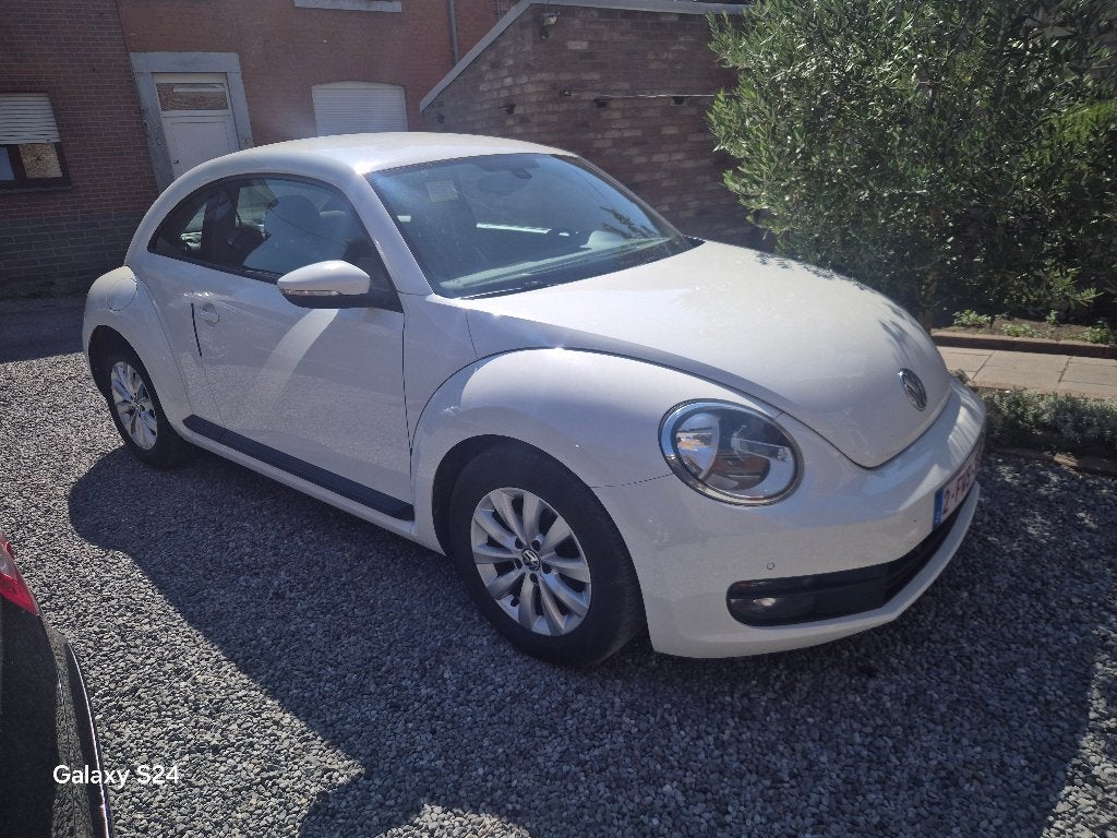 Volkswagen Beetle, Auto's, Voorwielaandrijving, Stof, 4 cilinders, Wit