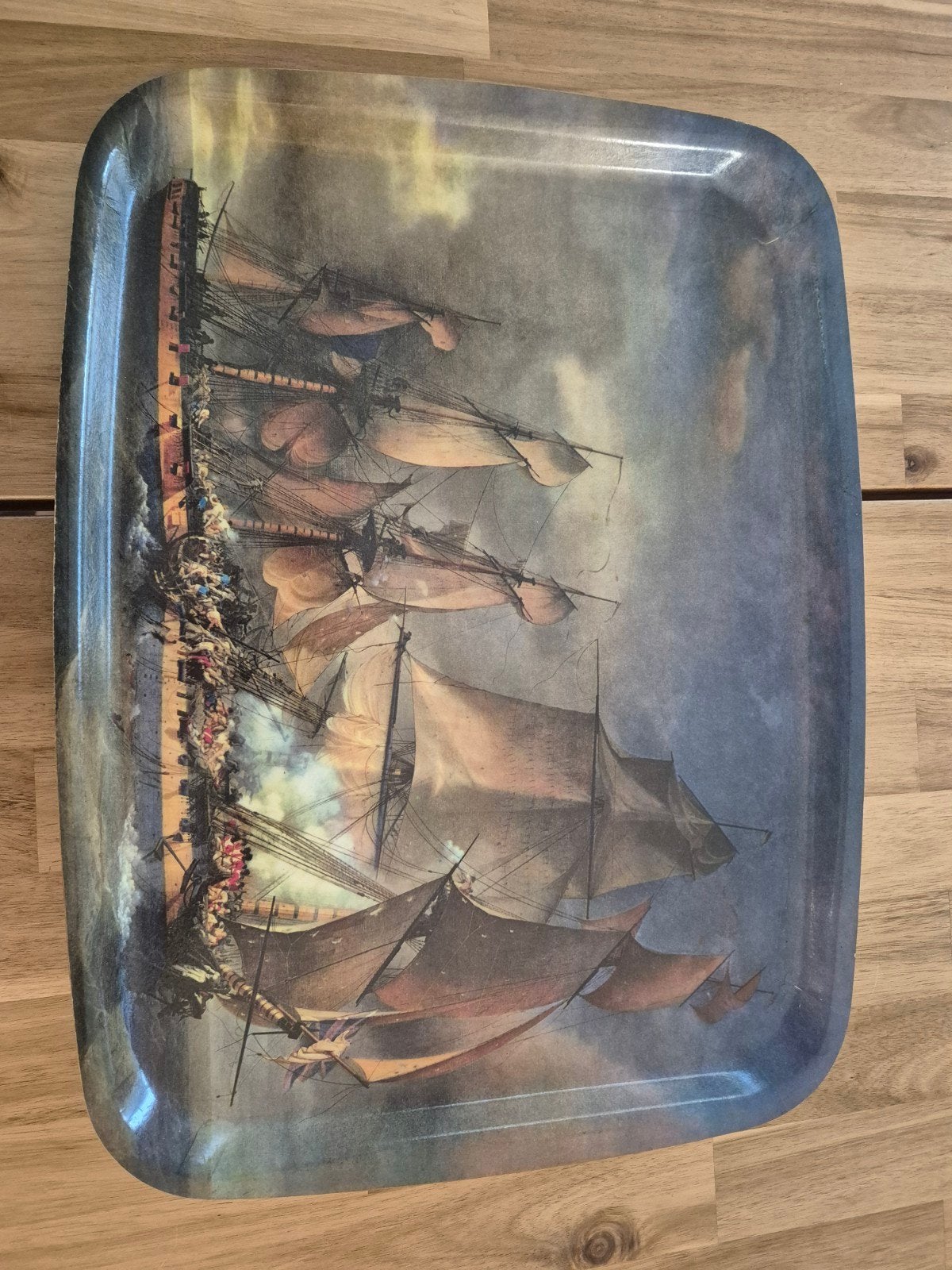 Vintage dienblad, Maison & Meubles, Accessoires pour la Maison | Plateaux, Enlèvement, Plateau