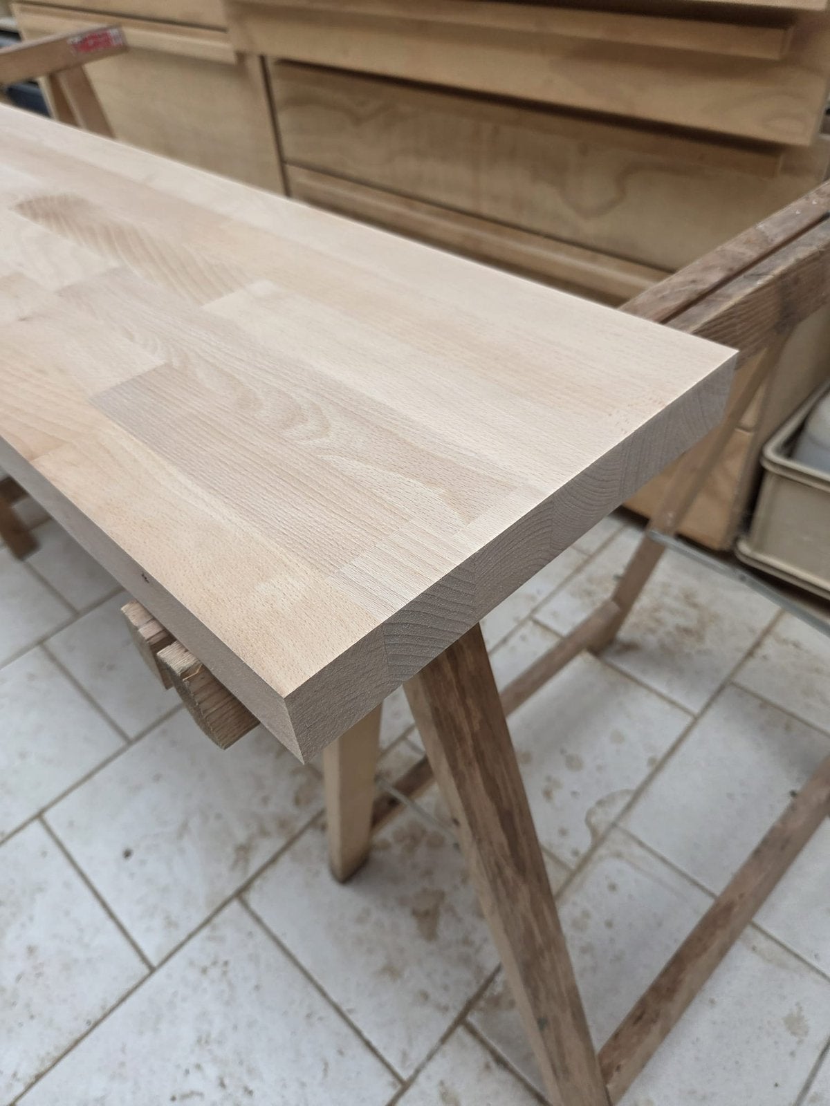 Beuken planken 38 mm dik, gestoomd en onbehandeld, Doe-het-zelf en Bouw, Ophalen, Nieuw, Beuken