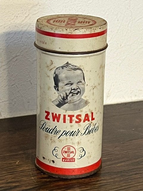 Boîte vintage de poudre pour bébé Zwitsal, Enlèvement