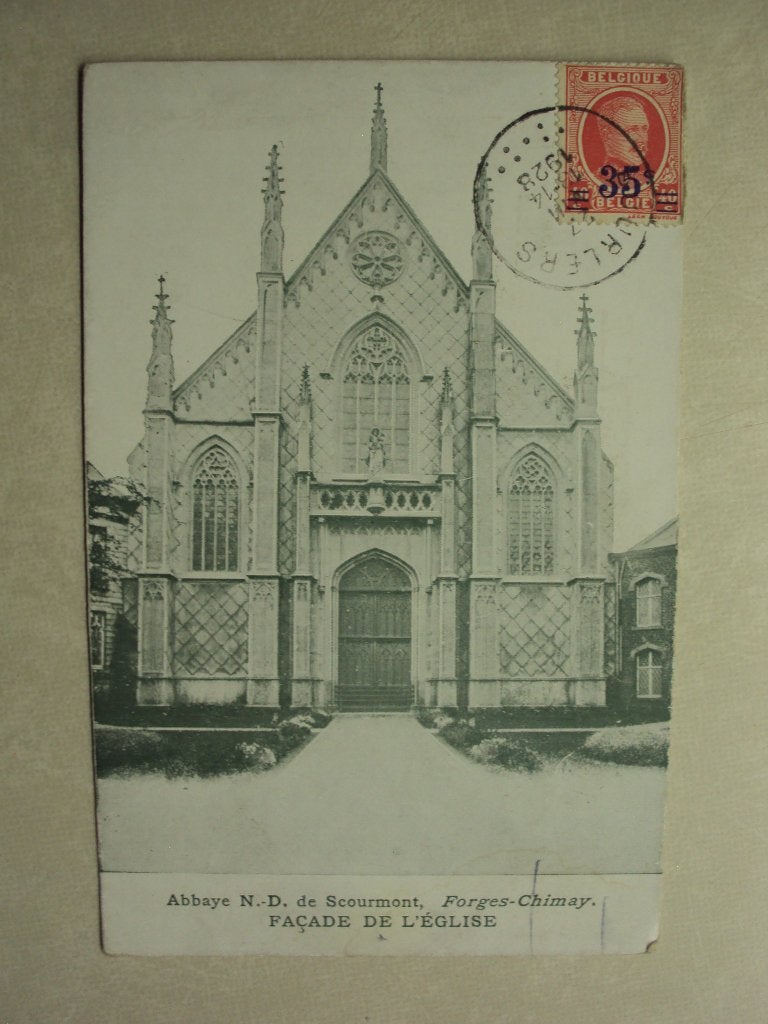 57152 - FORGES-CHIMAY - ABBAYE N-D DE SCOURMONT - L'EGLISE, Collections, Envoi