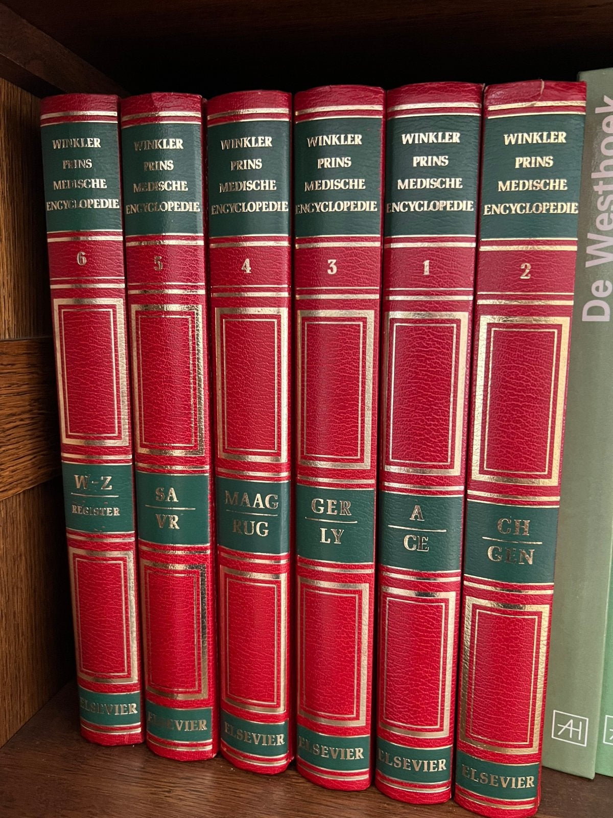 complete, 6-delige Winkler Prins Medische Encyclopedie, Ophalen, Zo goed als nieuw