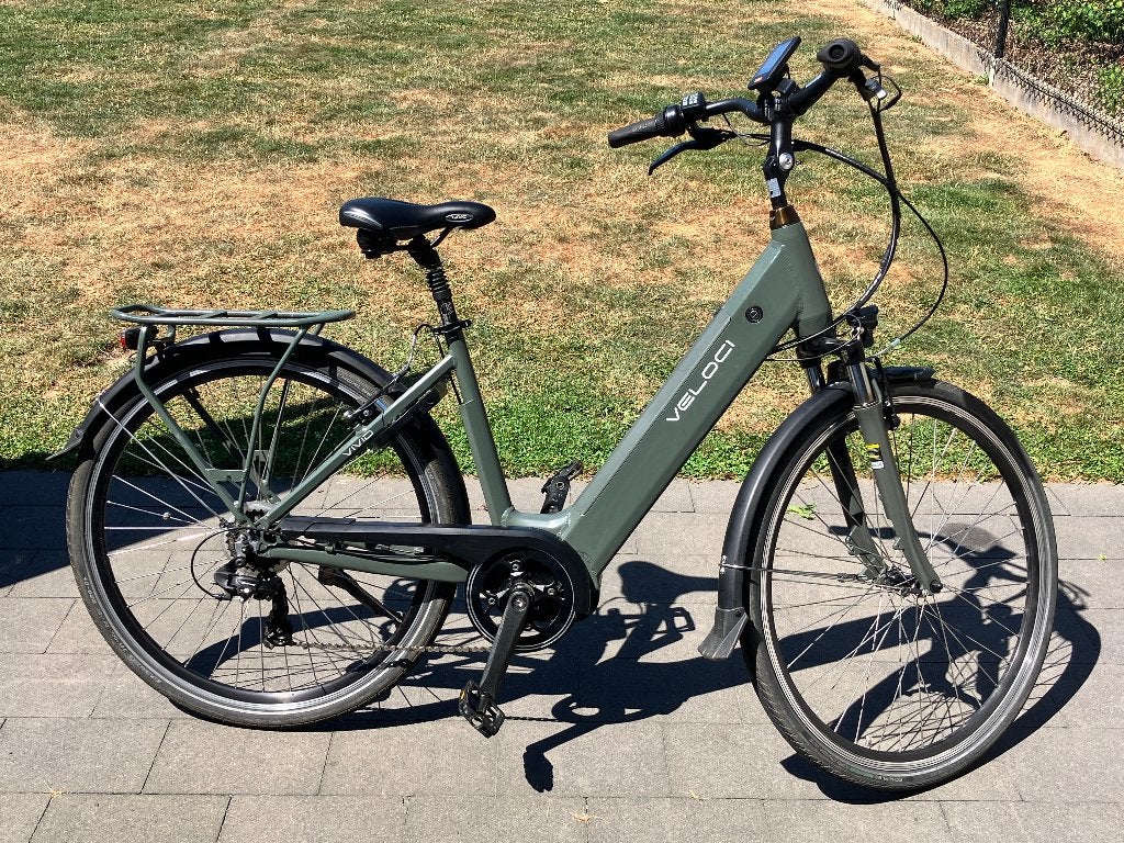 Veloci Vivid 2022 – Elektrische fiets – Slechts 7.141 km, Velgrem, 47 tot 50 cm, Versnellingen, Zo goed als nieuw