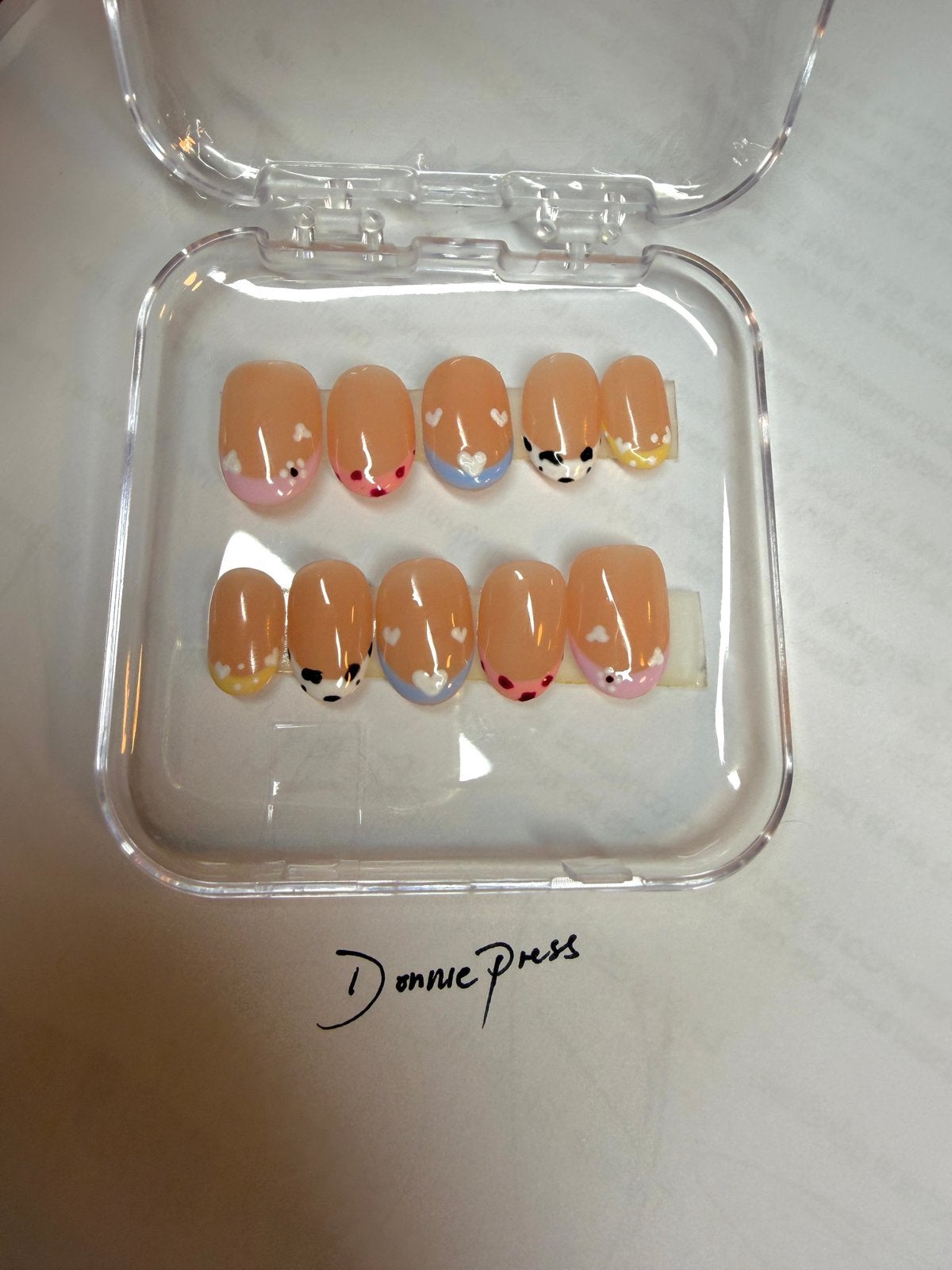 Press on nails Short almond, Enlèvement ou Envoi, Comme neuf