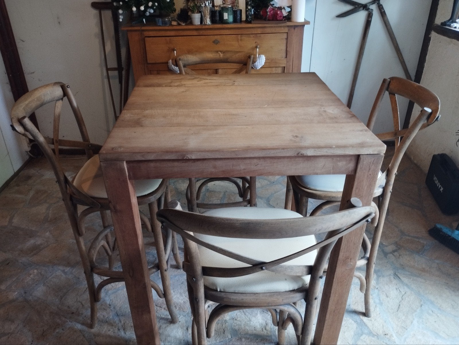 Bartafel en stoelen, Huis en Inrichting, Ophalen