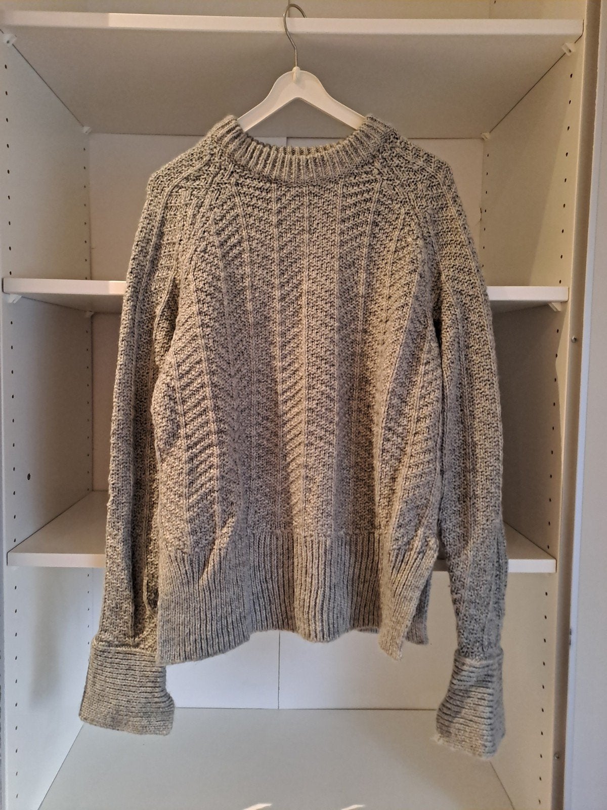 Mt XS Grijze gebreide trui, Kleding | Dames, H&M, Ophalen of Verzenden, Maat 34 (XS) of kleiner, Grijs