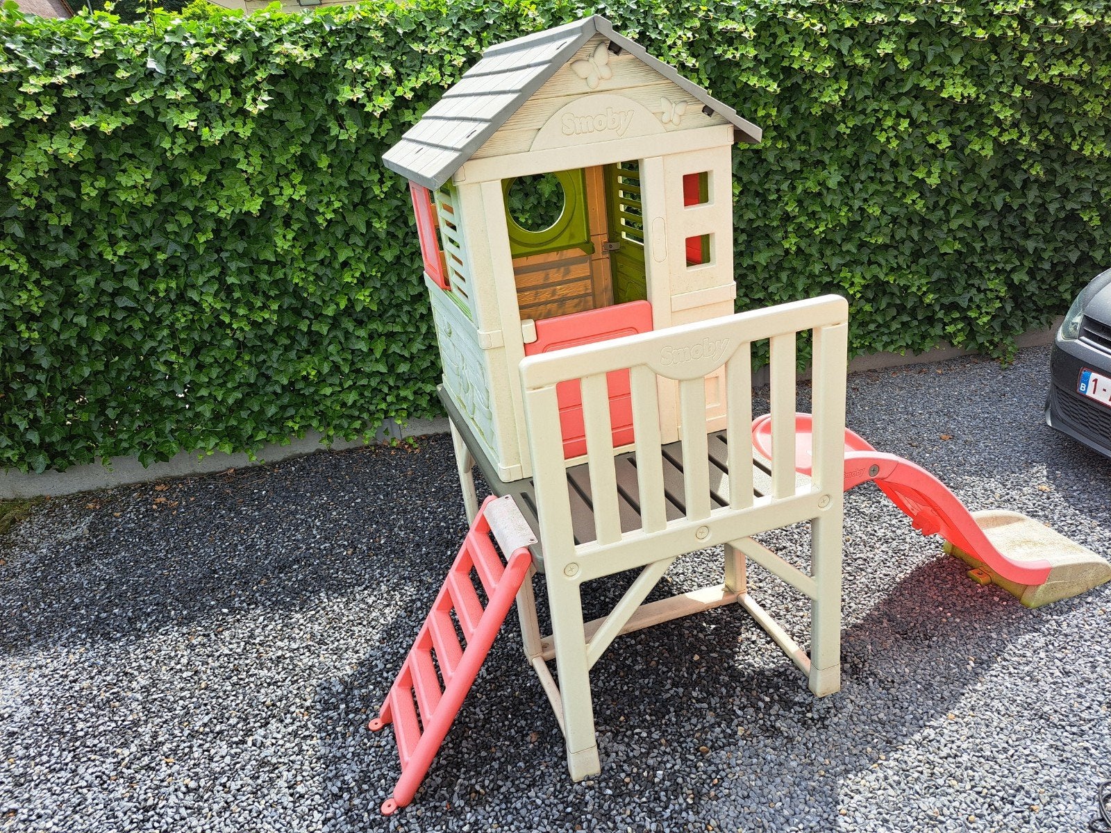 Smoby speelhuisje, Ophalen