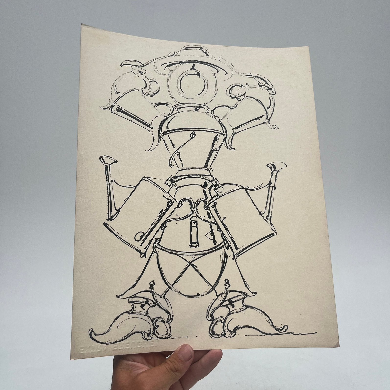 Alfred Ost, Ophalen of Verzenden, Tekening