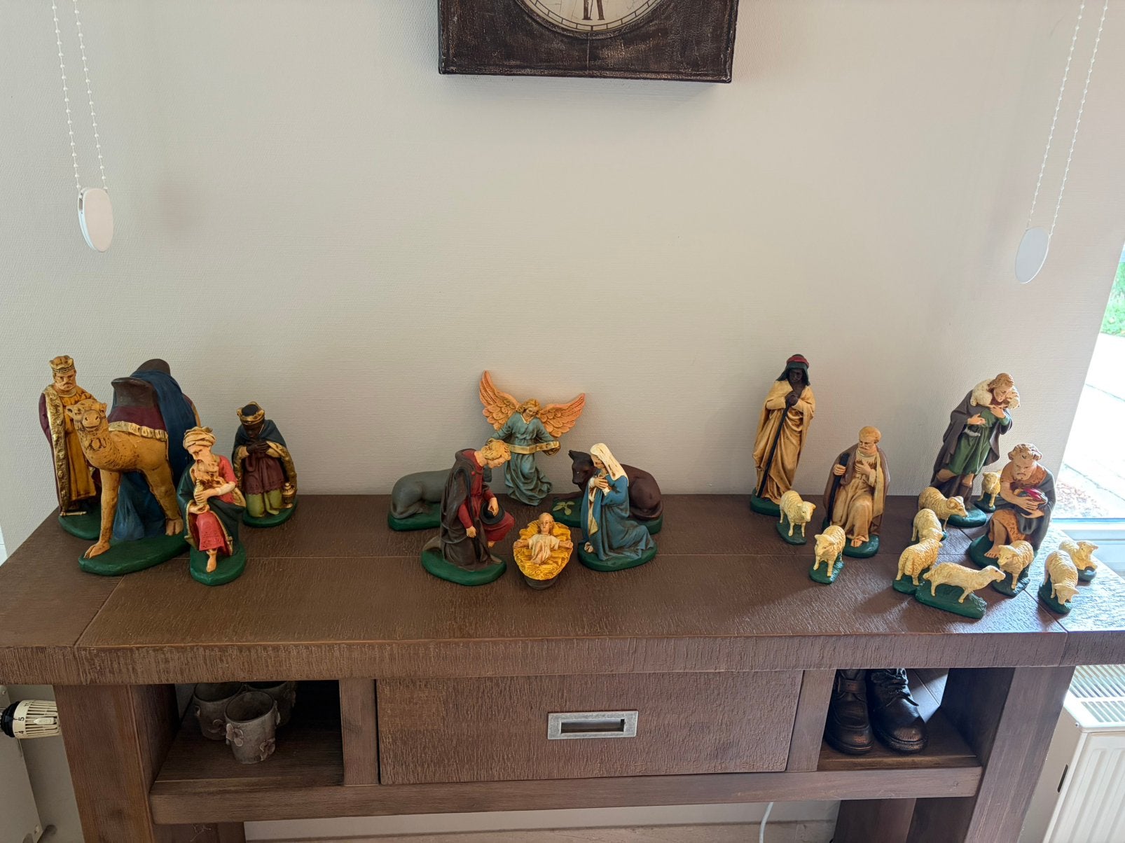 Klassieke kerststal, Ophalen