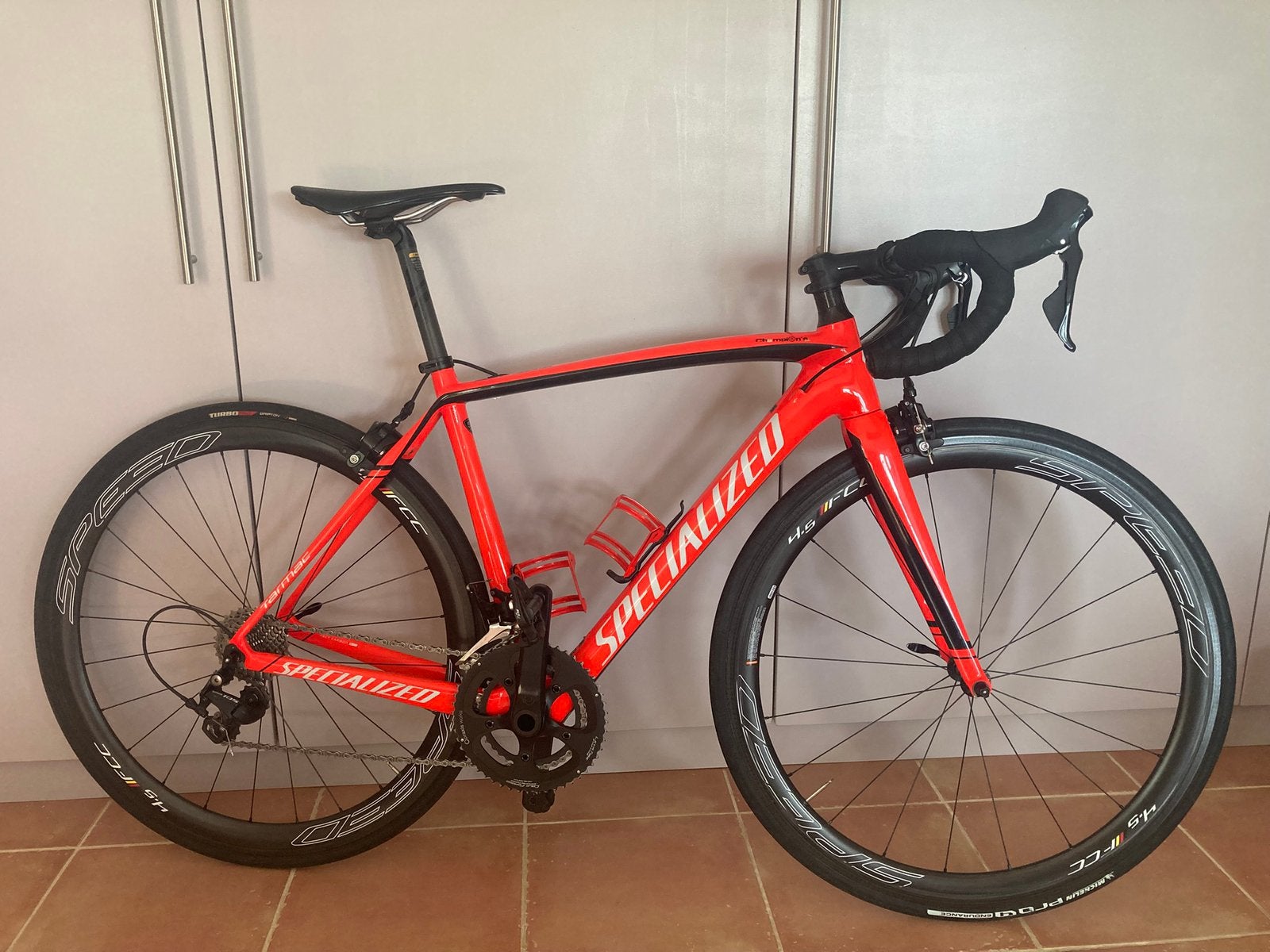 Velo route Specialized, Fietsen en Brommers, Ophalen, Zo goed als nieuw, Carbon, Velgrem