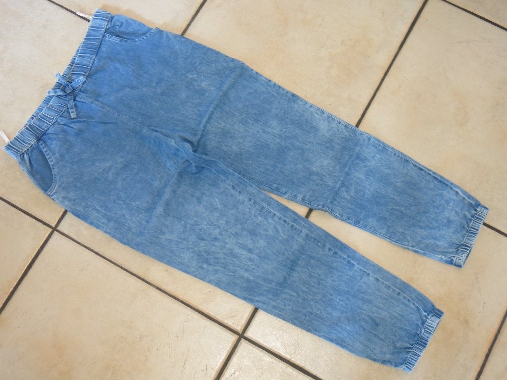 Een luchtige blauwe broek, maat 158-164, als nieuw, Kinderen en Baby's, Kinderkleding | Maat 158, Ophalen, Zo goed als nieuw, Meisje