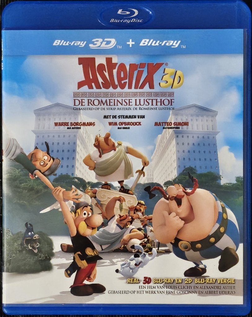 Asterix: De Romeinse Lusthof 3D Blu Ray + Blu Ray (2014), Avontuur, Nederlands, Nederlands, Ophalen of Verzenden