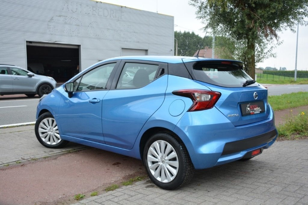 NISSAN MICRA 1.0 AIRCO/CAMERA/SLECHTS 17 000KMS/CRUISE, Autos, Nissan, Achat, Entreprise, Boîte manuelle, Noir