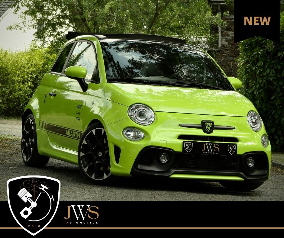 Abarth 595C-rekening** KARA - H&R - SABELT - ALCANTARA **, Voorwielaandrijving, 4 zetels, Euro 6, 4 cilinders