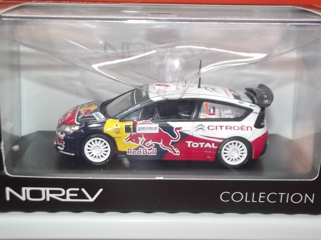 Citroën C4 WRC Rallye Alsace 2010 LOEB/ELENA - Echelle 1:43, Enlèvement ou Envoi, Neuf, Voiture, Norev