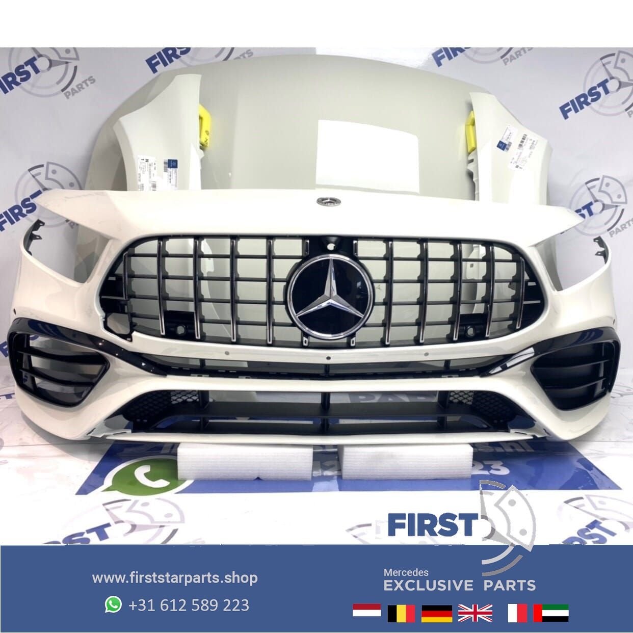 W177 V177 A45S A45 A KLASSE AMG VOORKOP WIT GT 2018-2022 ori, Gebruikt, -, Voor, Ophalen of Verzenden