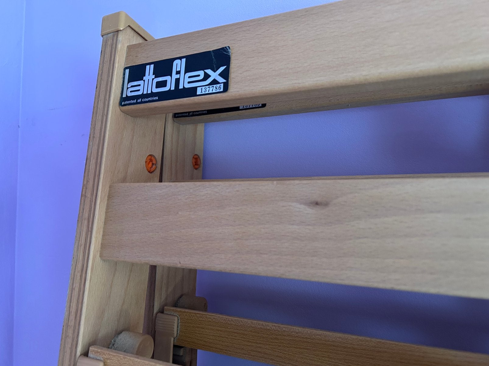 2 lattoflex lattenbodem voor matras 80x200, Ophalen, Zo goed als nieuw