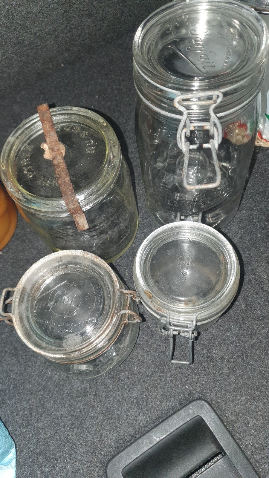 bocaux à stériliser pots divers, Enlèvement
