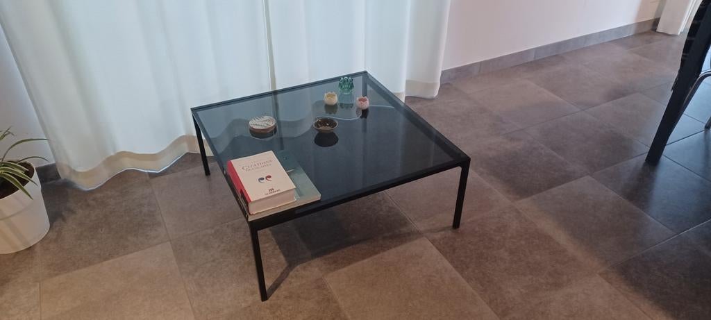 Table basse carrée en verre, Moins de 50 cm, 50 à 100 cm, Carré, Verre
