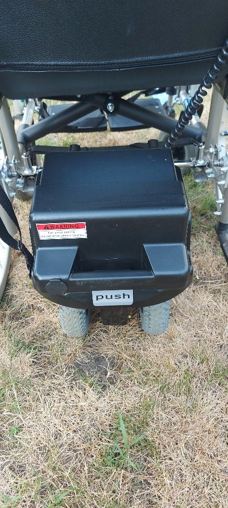 appui-poussette pour fauteuil roulant:  achat 2 avril 2026, Enlèvement ou Envoi, Comme neuf, Fauteuil roulant électrique
