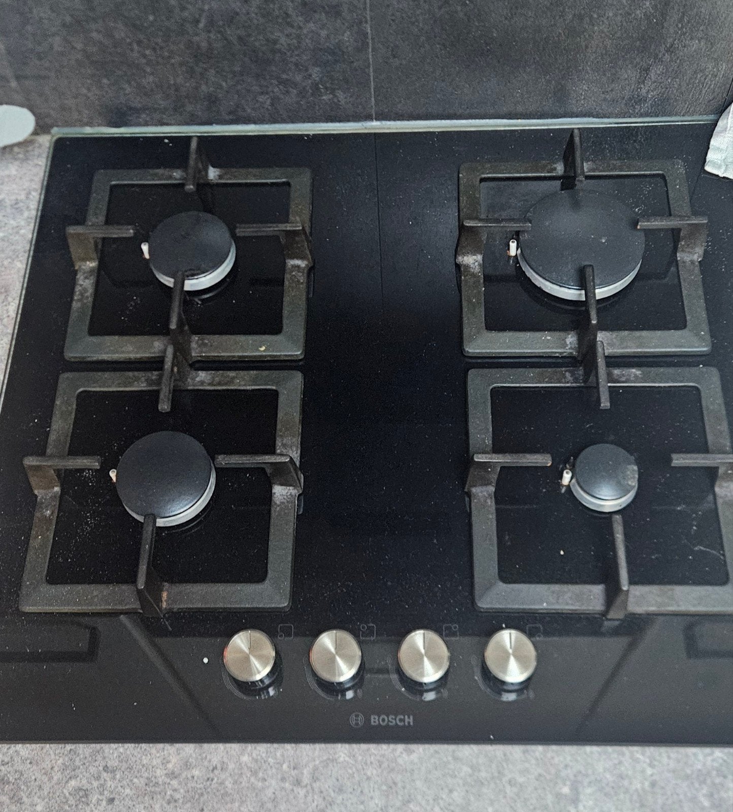cuisinière à gaz, Electroménager, Gaz, 4 zones de cuisson, Encastré, Comme neuf