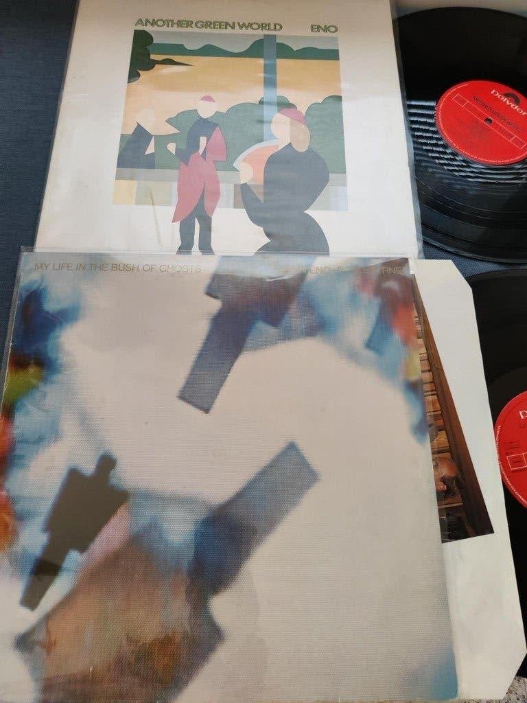 Brian Eno (another green world + my life in the bush of ghos, Cd's en Dvd's, Vinyl | Rock, LP, Ophalen of Verzenden