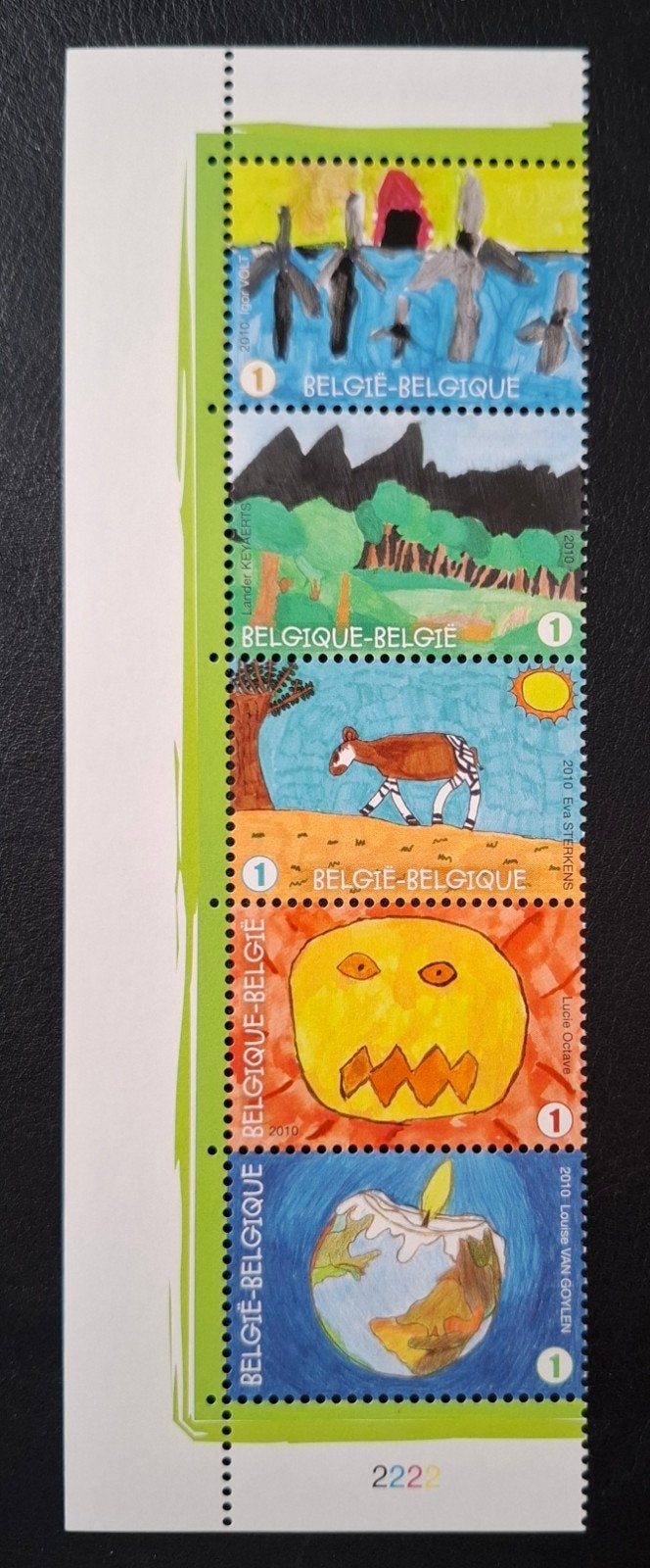 België: OBP 4014/18 ** Feest van de postzegel 2010., Frankeerzegel, Ophalen of Verzenden, Zonder stempel, Postfris