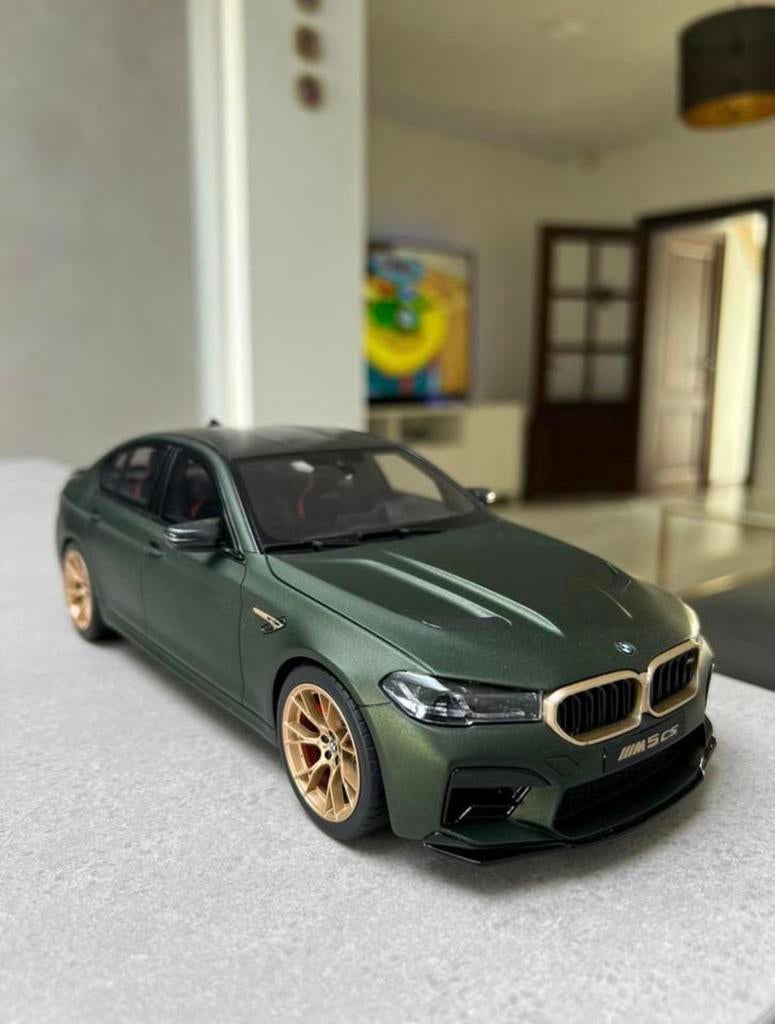GT Spirit BMW M5 CS (F90) Frozen Deep Green  1:18, Ophalen, Nieuw, Auto, Overige merken