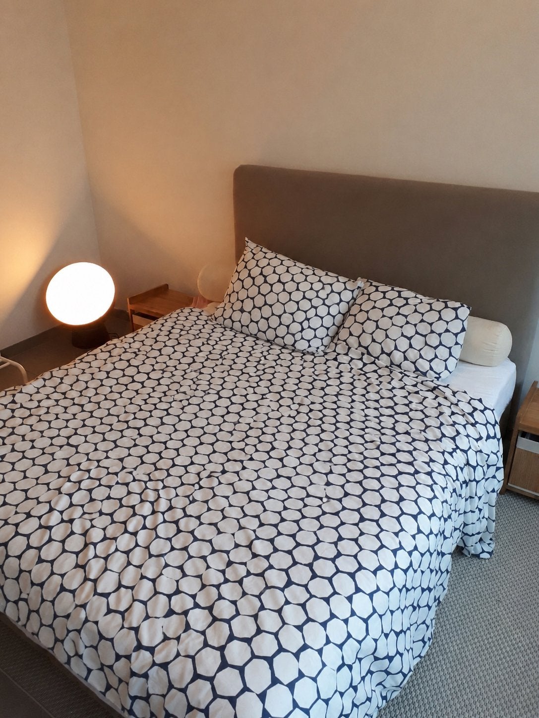 Boxspring ikea, Maison & Meubles, Chambre à coucher | Lits boxsprings, Gris, Enlèvement, Utilisé, 200 cm