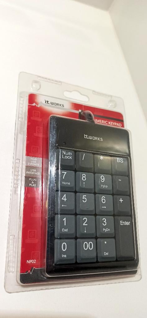 NIEUW: Universeel Numeriek USB Toetsenbord, Ophalen, Numeriek, Nieuw, Ergonomisch