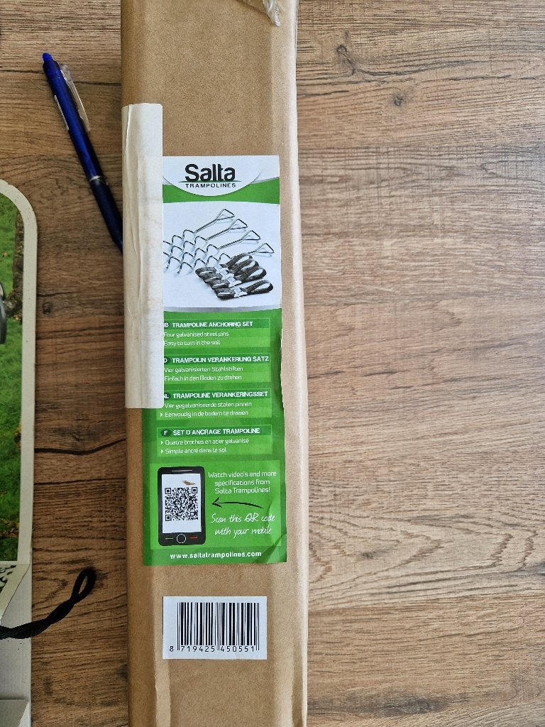 Trampoline salta verankeringsset, Kinderen en Baby's, Speelgoed | Buiten | Trampolines, Ophalen, Nieuw