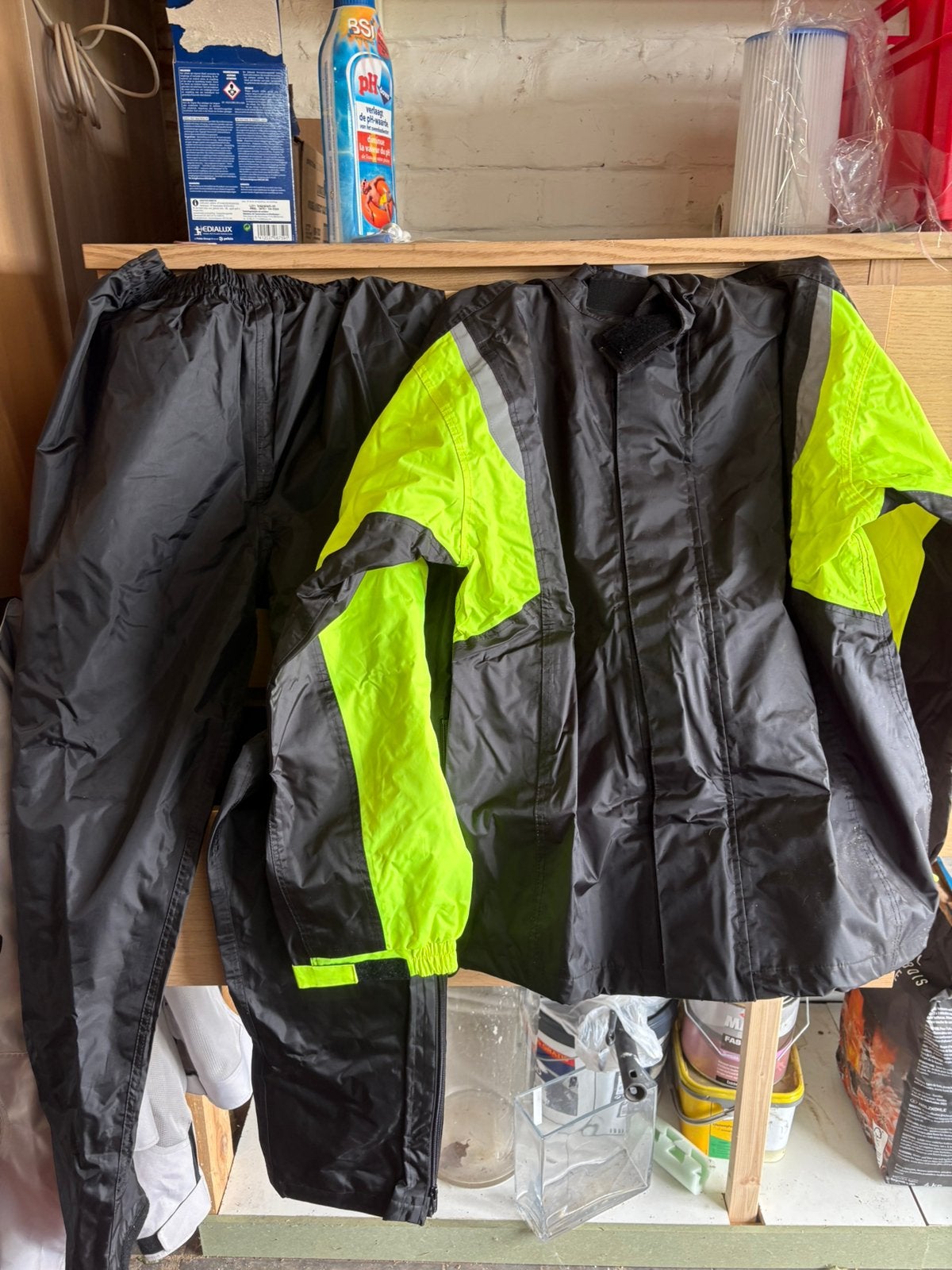 Regen kledij vest+broek, Motoren, Ophalen, Nieuw zonder kaartje, Dames, Combipak
