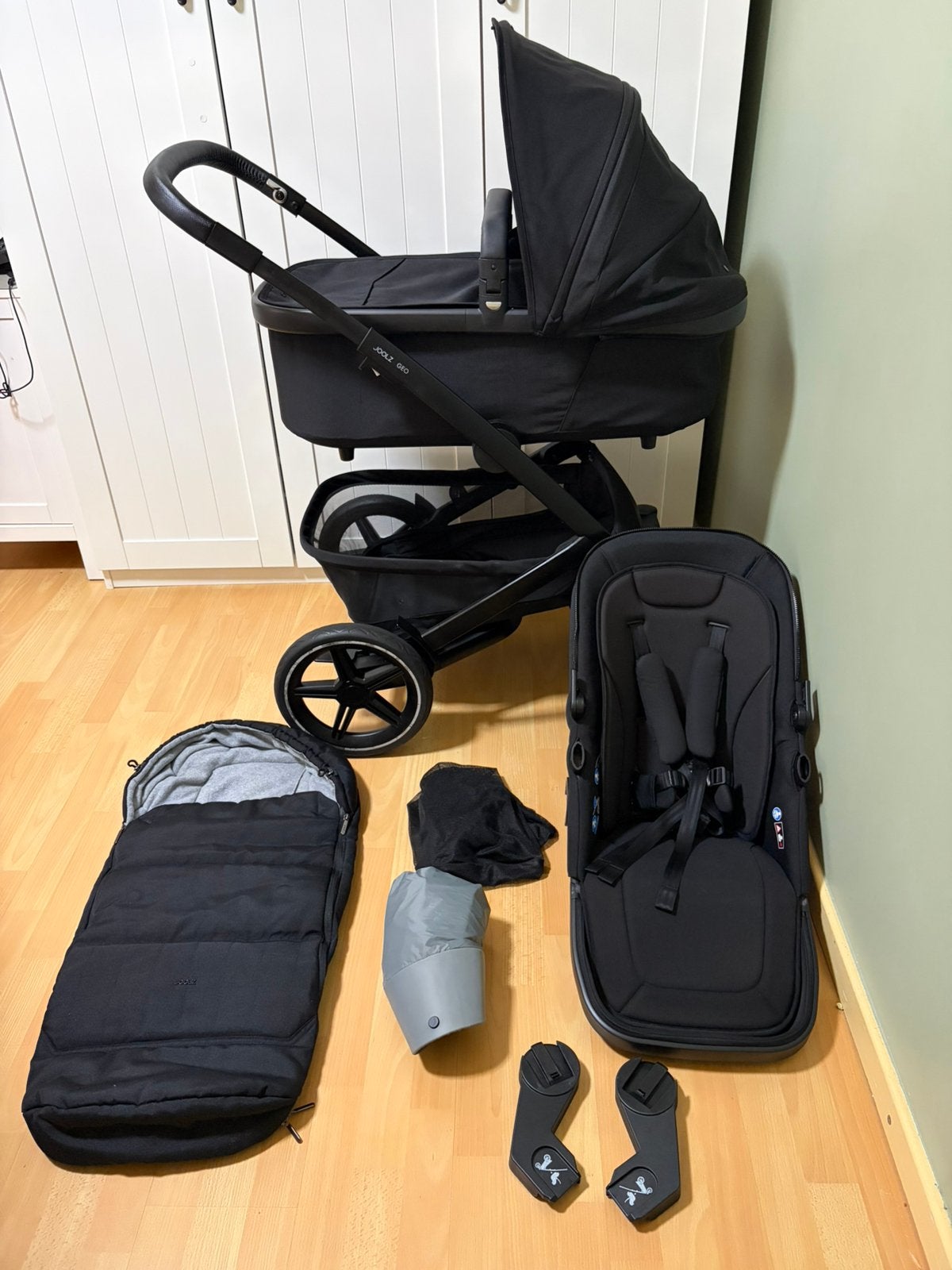 Poussette Joolz Geo3 Space Black+ Maxi Cosi pro 360, Enlèvement, Comme neuf