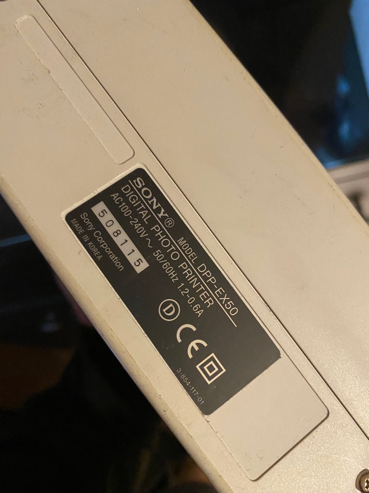 Sony foto printer DPP EX 50, Audio, Tv en Foto, Ophalen, Gebruikt