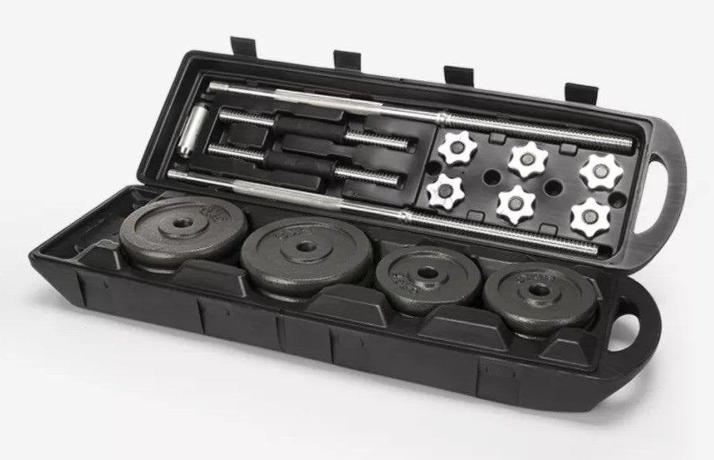 Gewichtenset 50 kg met Koffer – Halterset | PH Fitness