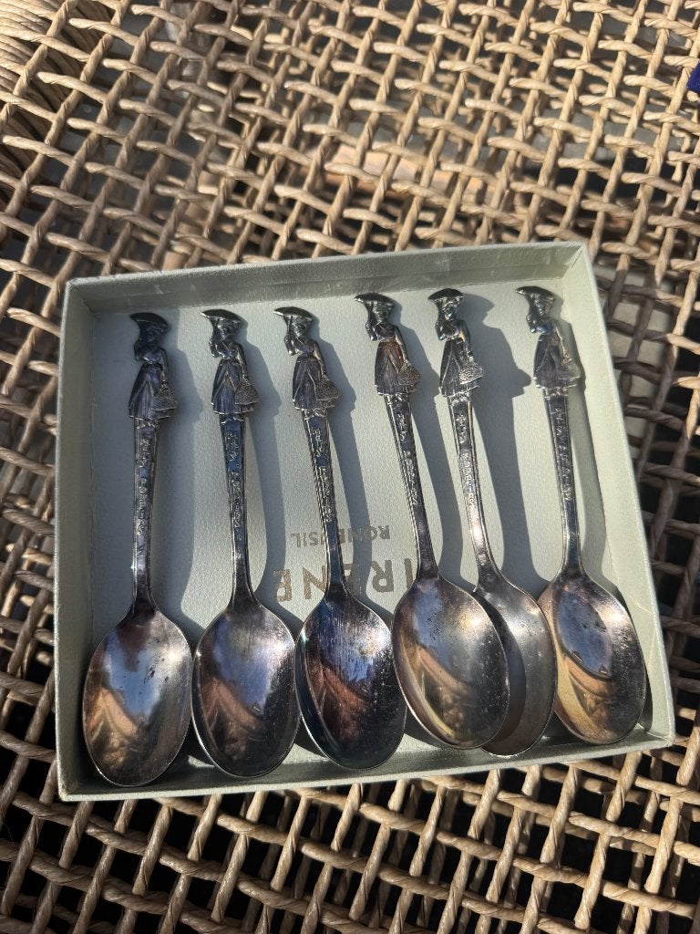 Vintage zilvere lepels Mary Poppins, Verzamelen, Disney, Ophalen of Verzenden
