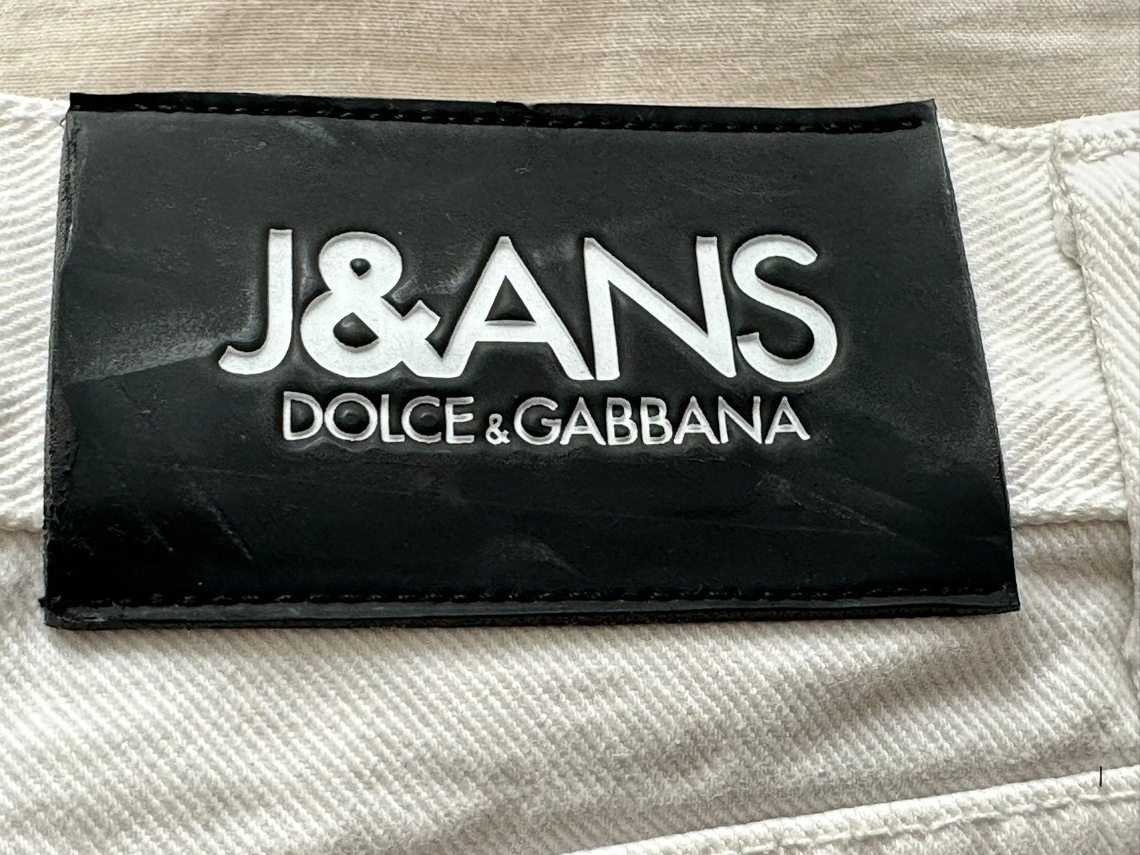 Exclusieve jeansbroek Dolce and Gabbana in nieuwstaat, Kleding | Heren, Dolce & Gabbana, Wit, Ophalen of Verzenden, Zo goed als nieuw