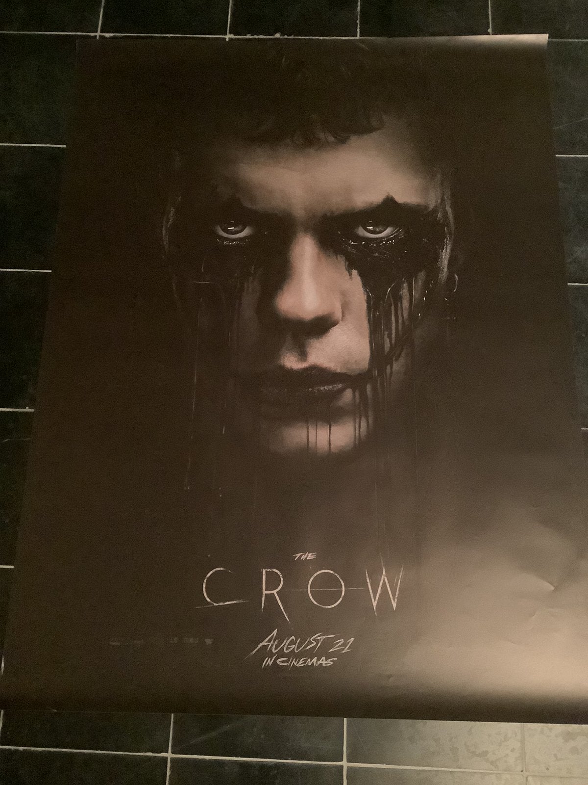 THE CROW   FILMPOSTER  XL   120-160 cm, Ophalen of Verzenden, Zo goed als nieuw