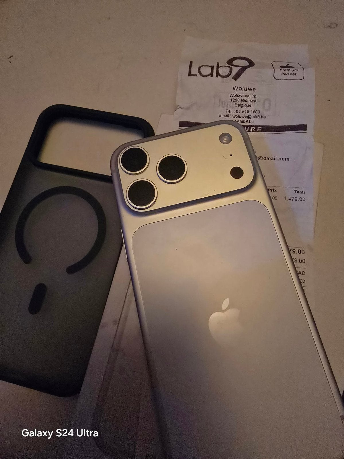 iPhone 17 Pro Max 256 GB zilver, Telecommunicatie, Mobiele telefoons | Apple iPhone, Overige modellen, Zo goed als nieuw, Zonder simlock