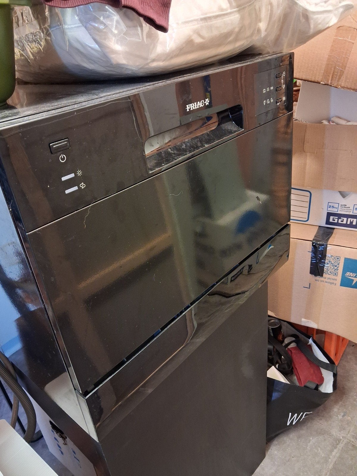 Vaatwasmachine tafelmodel, Ophalen