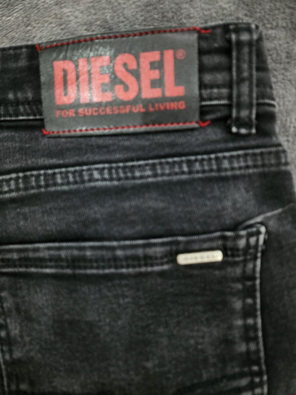 Jean Diesel D.N.A. — grijs/gewassen zwart, maat W34 (FR 44), Verzenden, Zo goed als nieuw, Grijs, W33 - W34 (confectie 48/50)