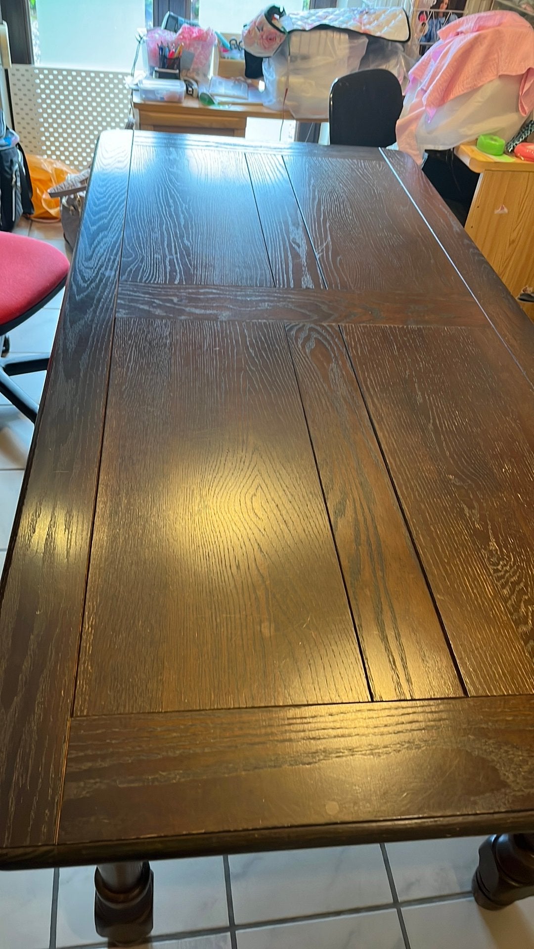 Houten tafel, Ophalen, Gebruikt