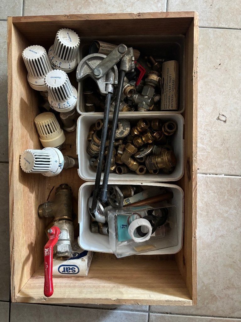 Vanne Thermostatique, Bricolage & Construction, Chauffage & Radiateurs, Enlèvement, Utilisé, Thermostat