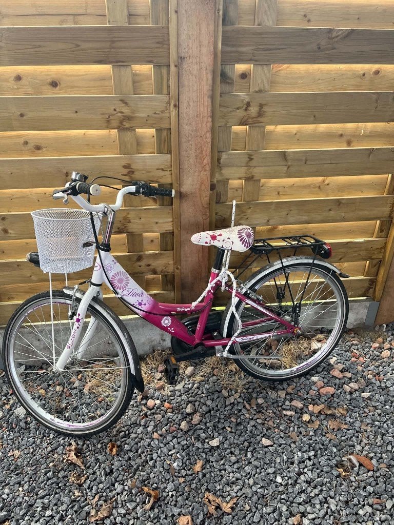 Meisjesfiets Wings, Vélos & Vélomoteurs, Vélos | Filles, Frein sur jante, Frein à main, Utilisé, Wings