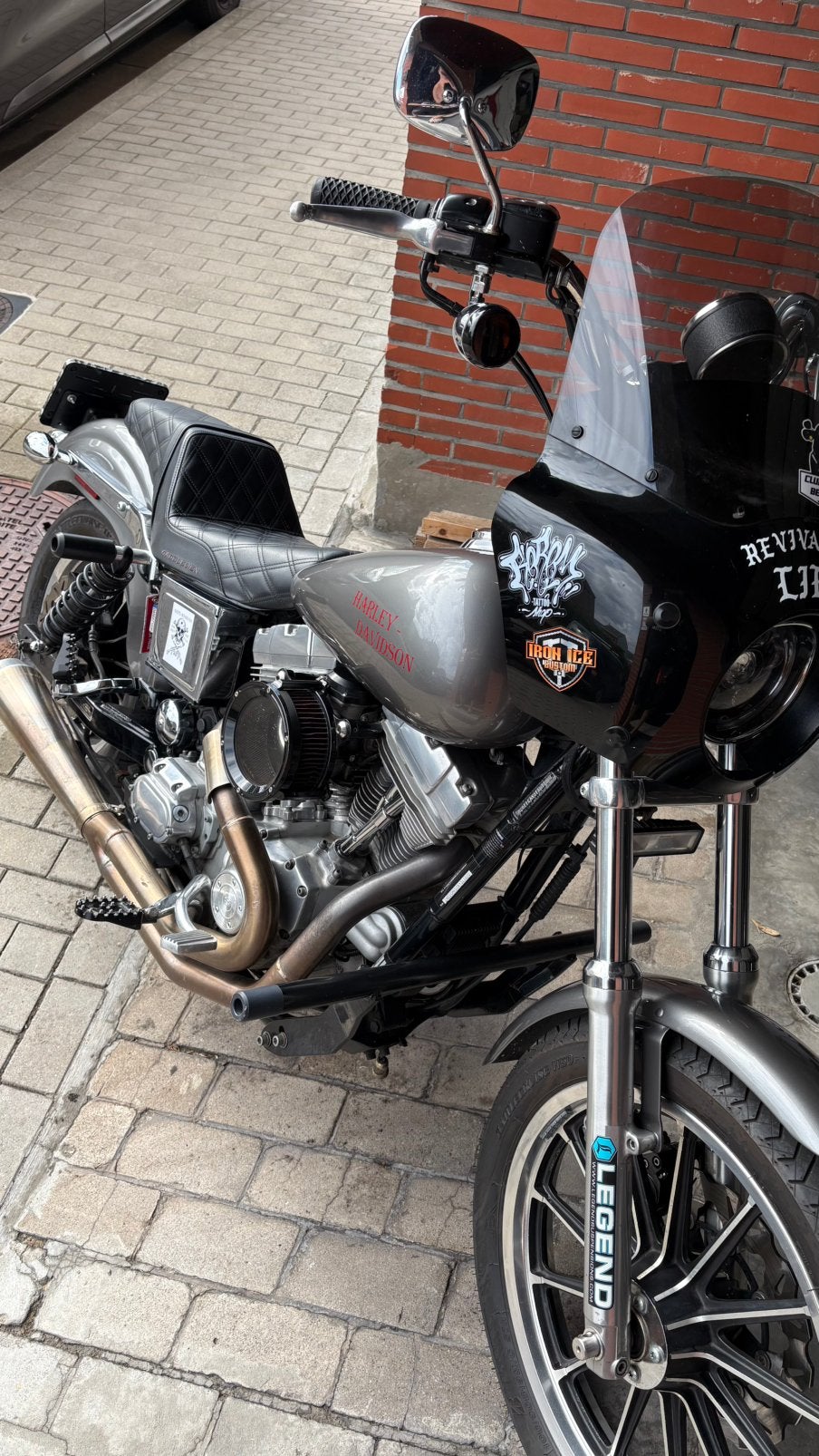 HARLEY DYNA 1450 club style, Motos, Particulier